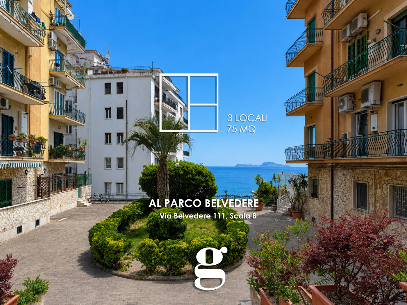 Trilocale vista mare a Napoli