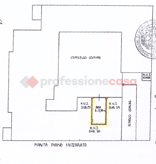 Box/Garage 14mq in vendita a Montello