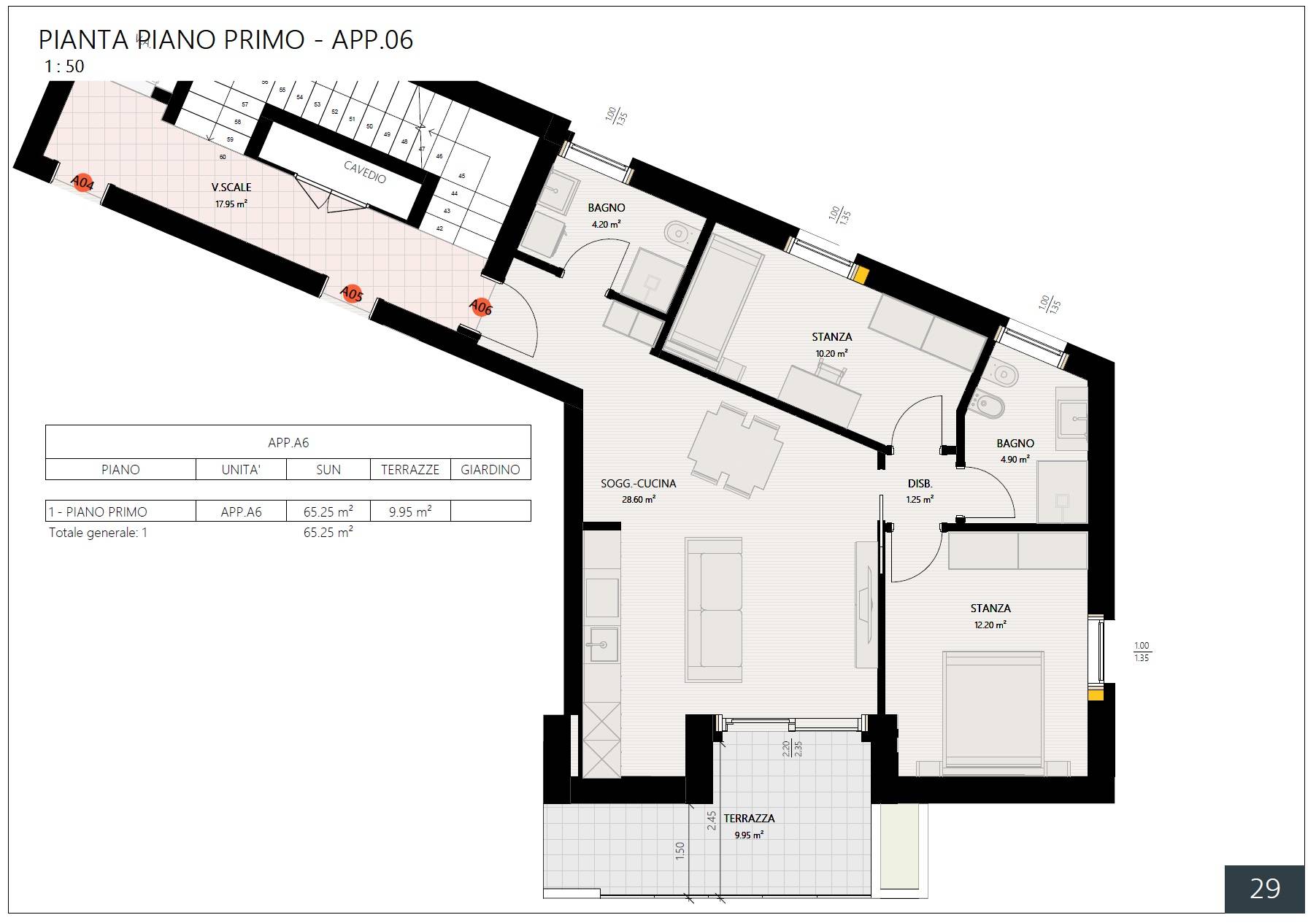 Appartamento 2 stanze in vendita a Trento, Piedicastello