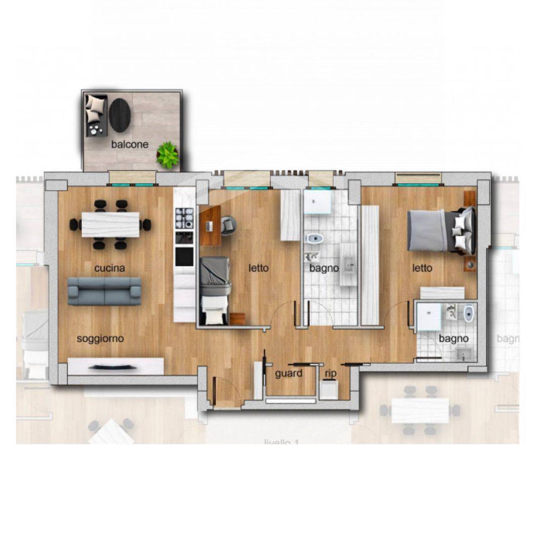 Appartamento in vendita a Campobasso, Semicentro