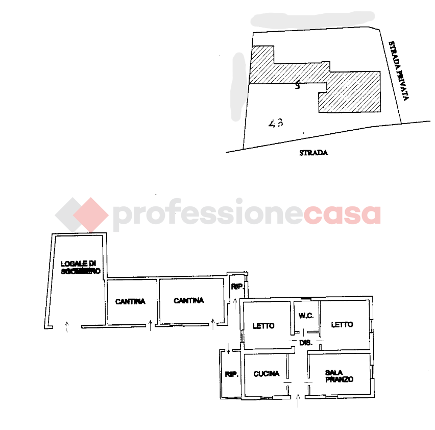 Casa indipendente con giardino a Frosinone