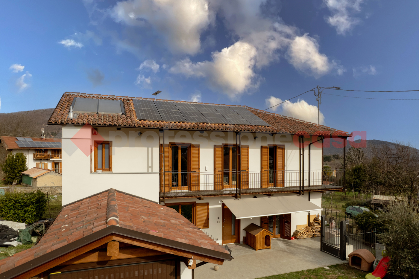 Villa con giardino a Cumiana