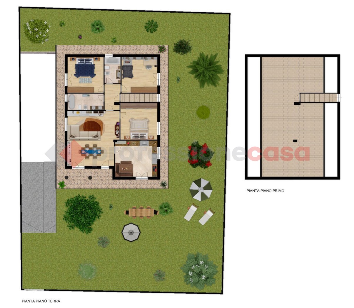 Villa con giardino a Frossasco