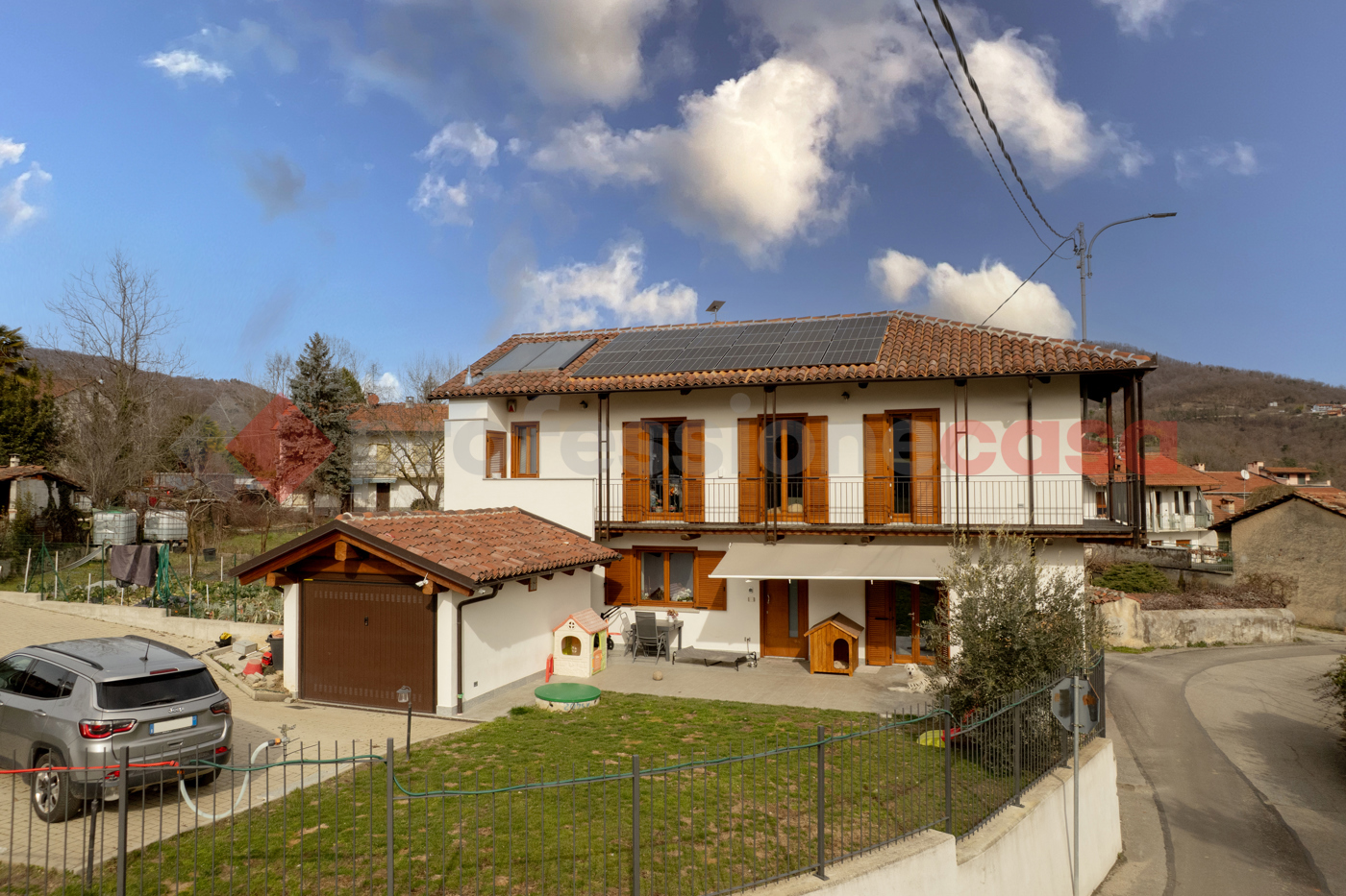 Villa con giardino a Cumiana