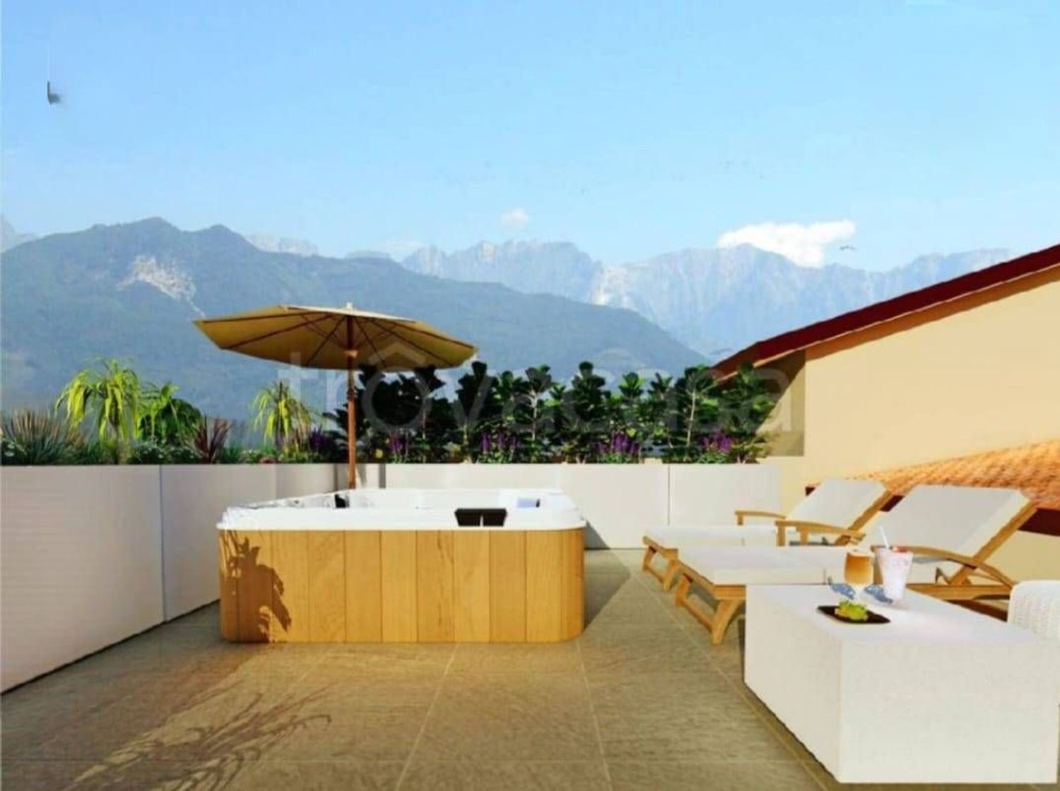 Villa Bifamiliare con giardino, Massa marina di