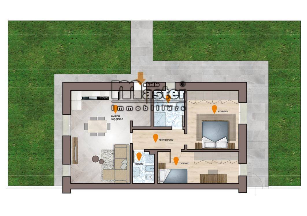 Appartamento 2 camere in vendita a Treviso, S. Bona