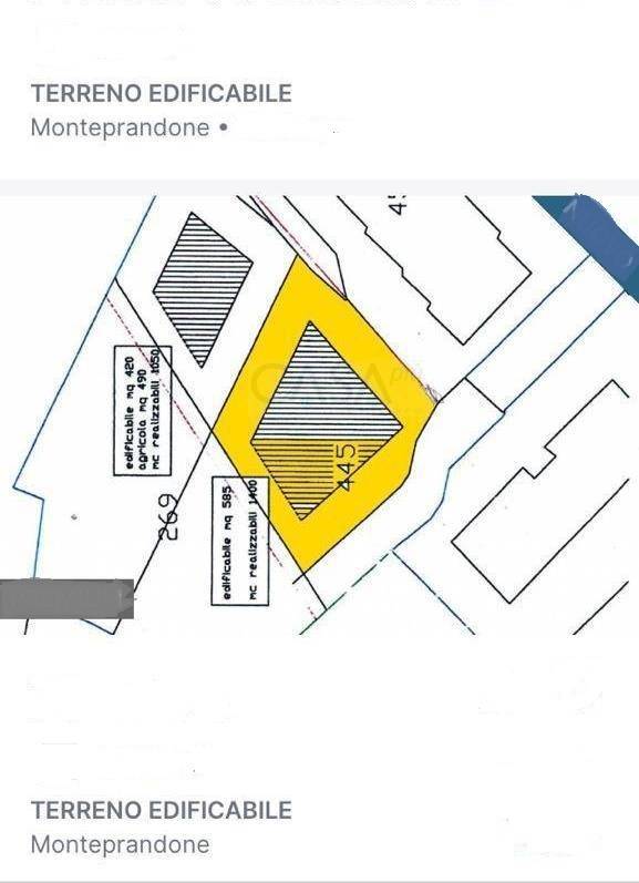 Terreno edificabile in vendita a Monteprandone