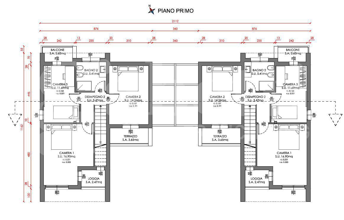 Villa Bifamiliare con giardino a Sant'Agata Bolognese