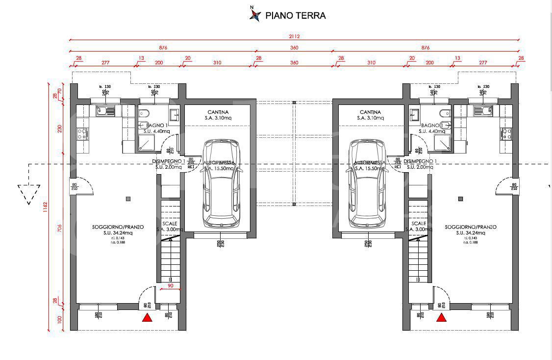 Villa Bifamiliare con giardino a Sant'Agata Bolognese