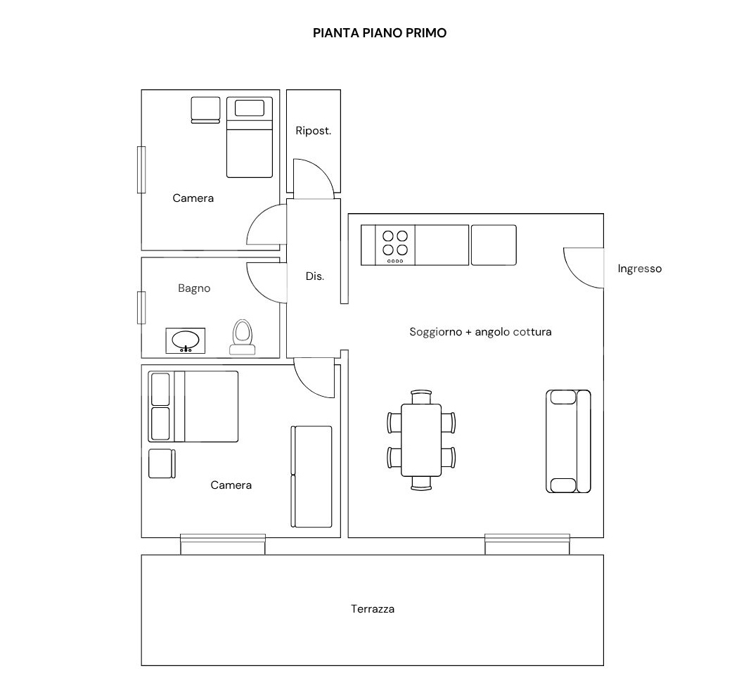 Trilocale classe A4 a Sant'Agata Bolognese