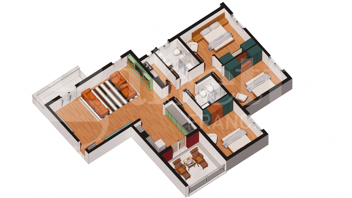 Appartamento con giardino a Sant'Agata Bolognese