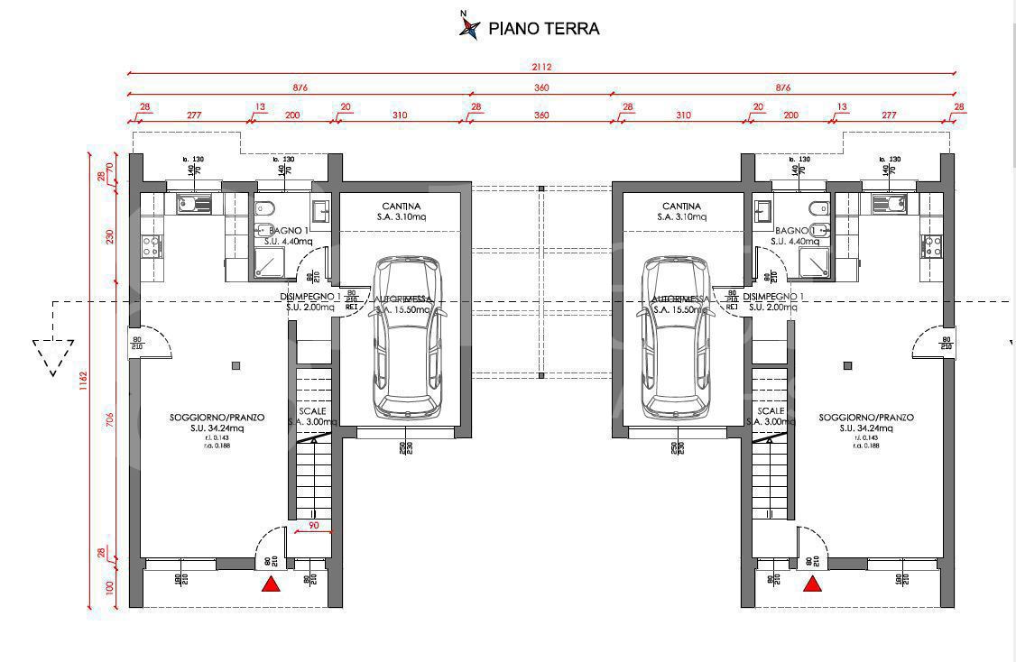 Villa Bifamiliare con giardino a Sant'Agata Bolognese