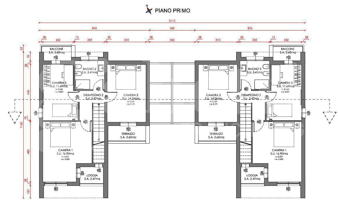 Villa Bifamiliare con giardino a Sant'Agata Bolognese