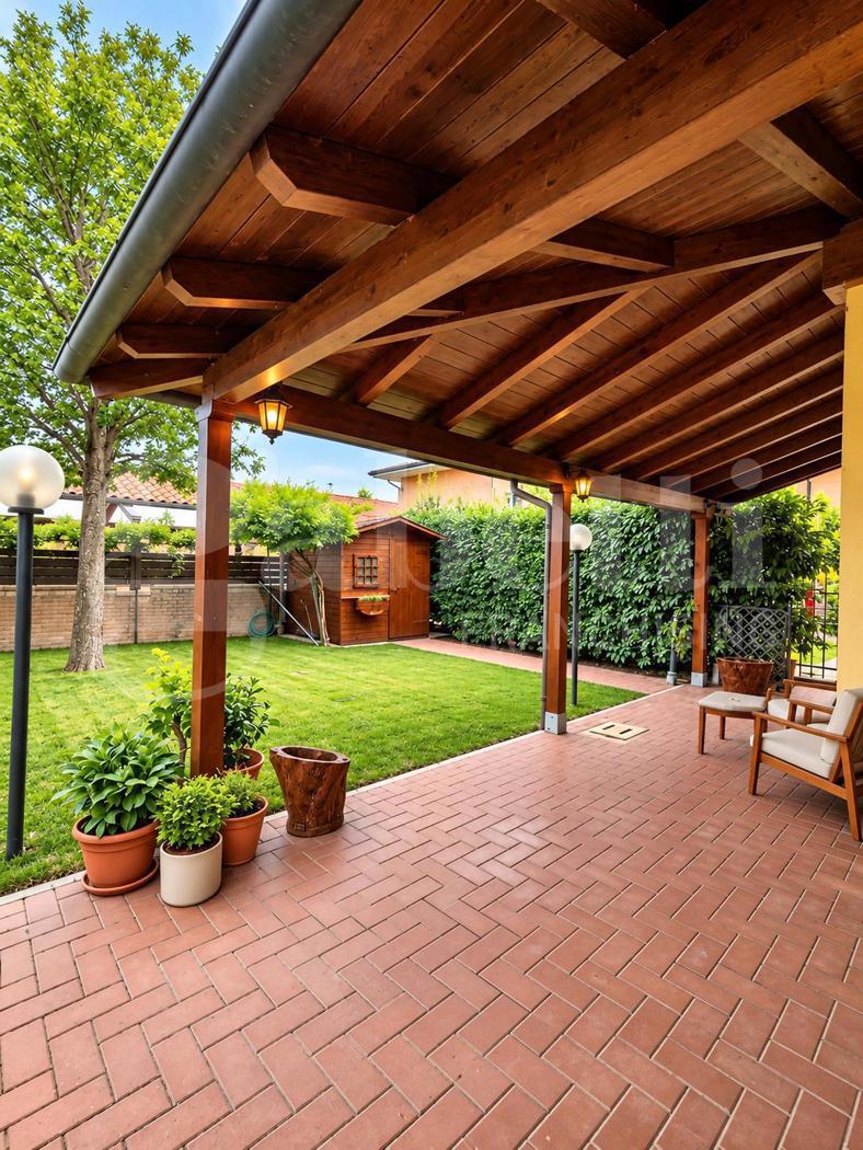 Villa con giardino a Calderara di Reno