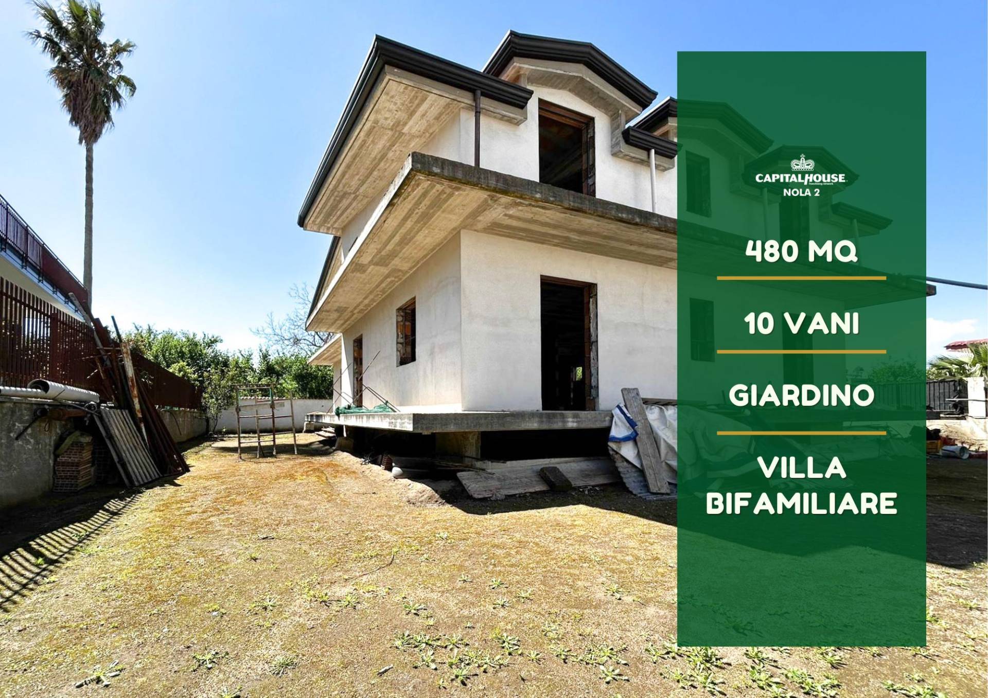 Villa bifamiliare in vendita a Casamarciano
