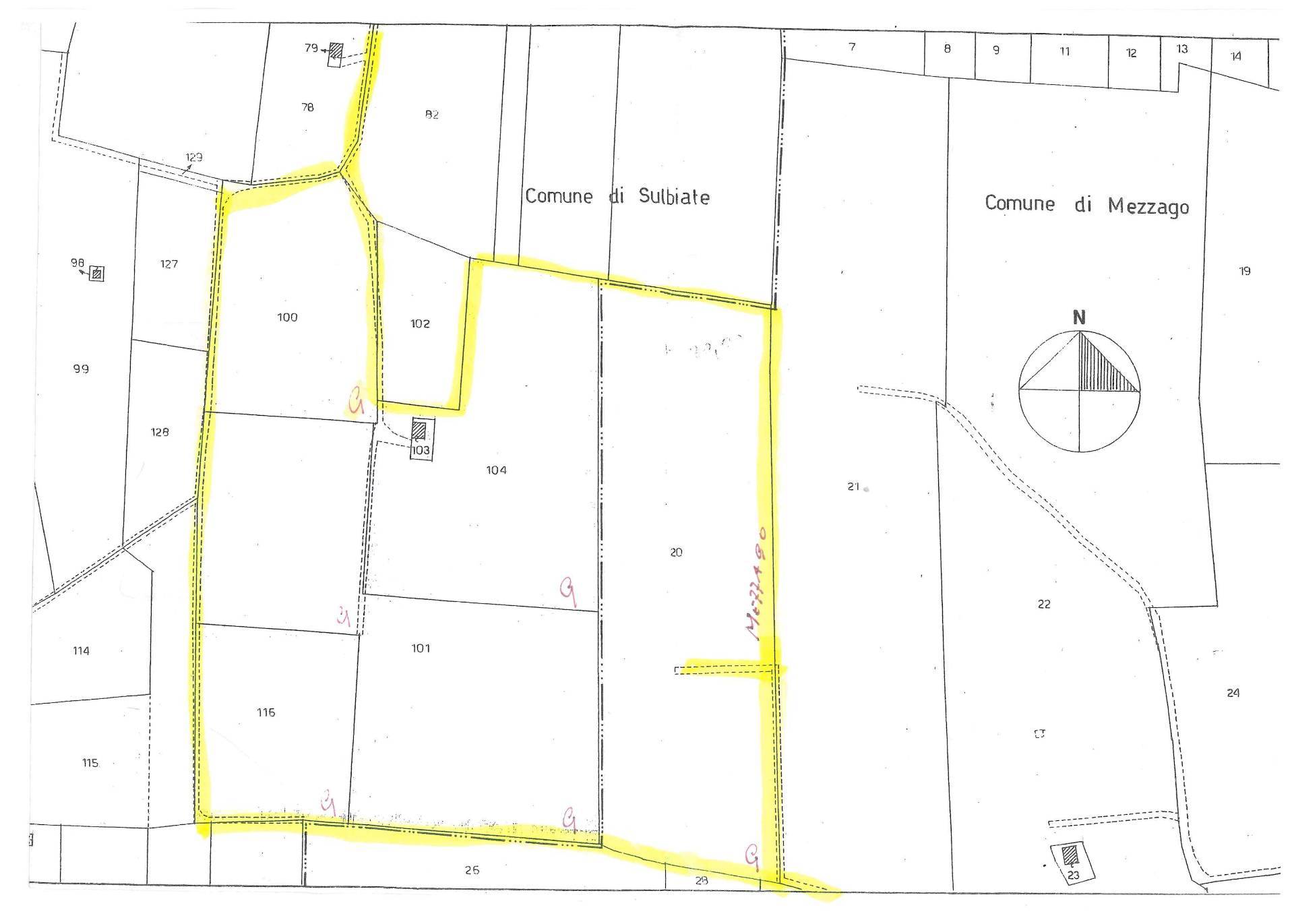Terreno Agricolo in vendita a Sulbiate