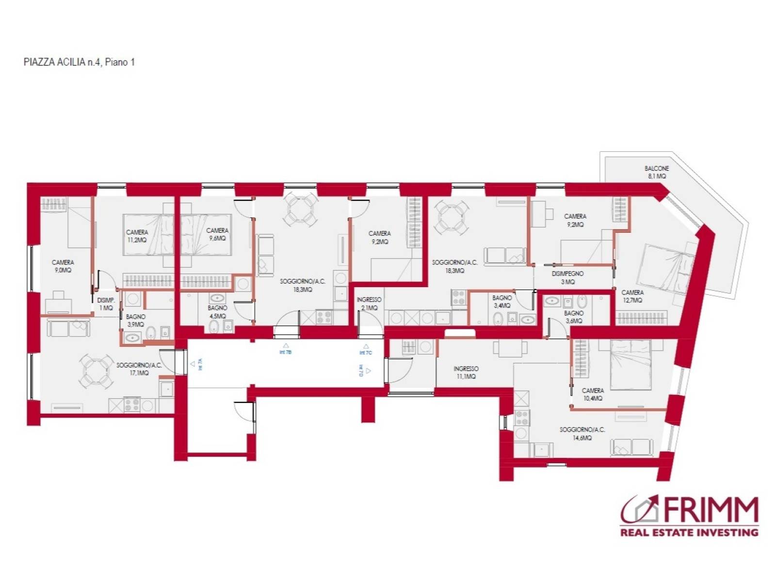 Appartamento in vendita a Roma, Trieste