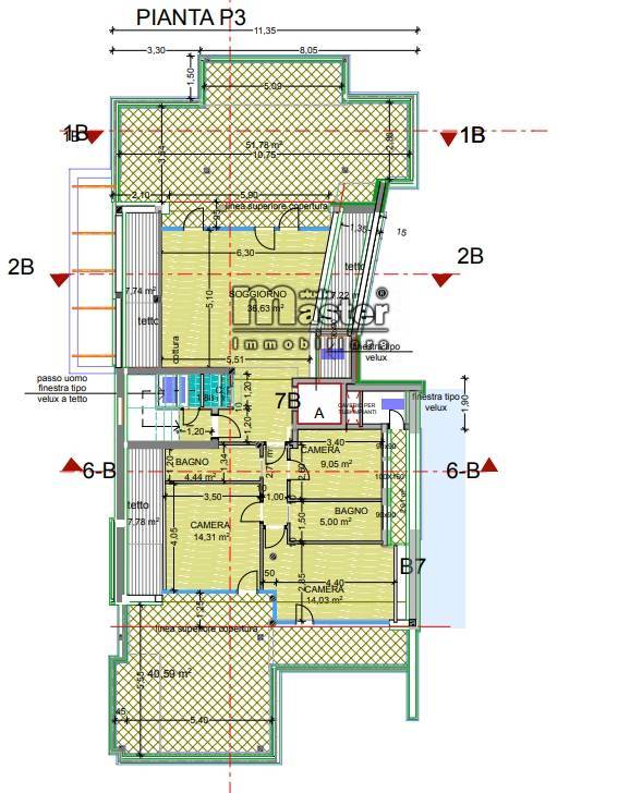 Attico in vendita a Treviso, Fuori Mura Nord