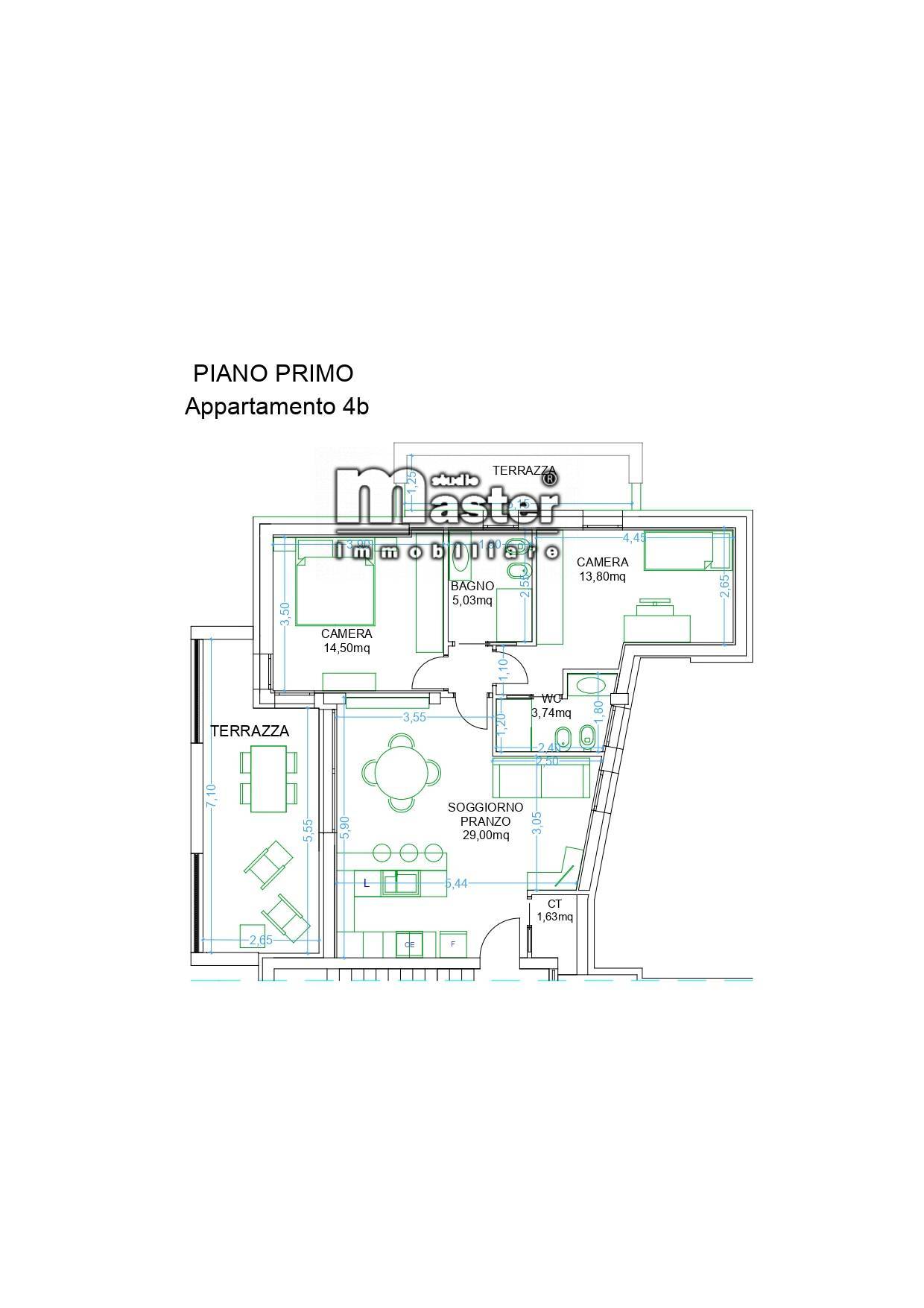 Appartamento 2 camere in vendita a Treviso, C del Galletto