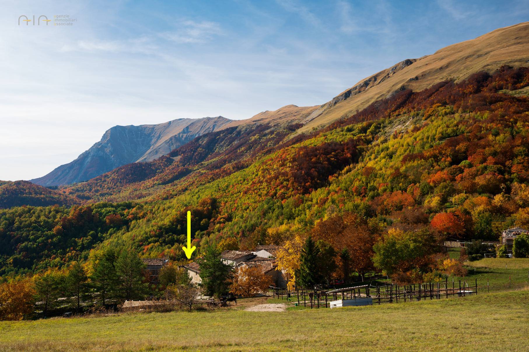Casa cielo - terra in vendita a Montemonaco, Montana