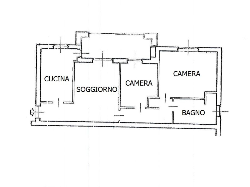 Trilocale con terrazzo in via giosue' carducci, Pozzo d'Adda