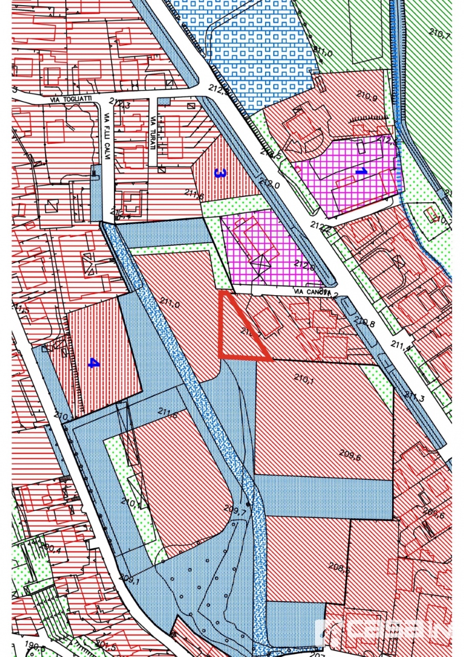 Terreno in vendita in via canova, Capriate San Gervasio