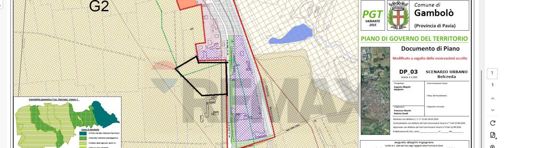 Terreno in vendita a Gambol, Belcreda