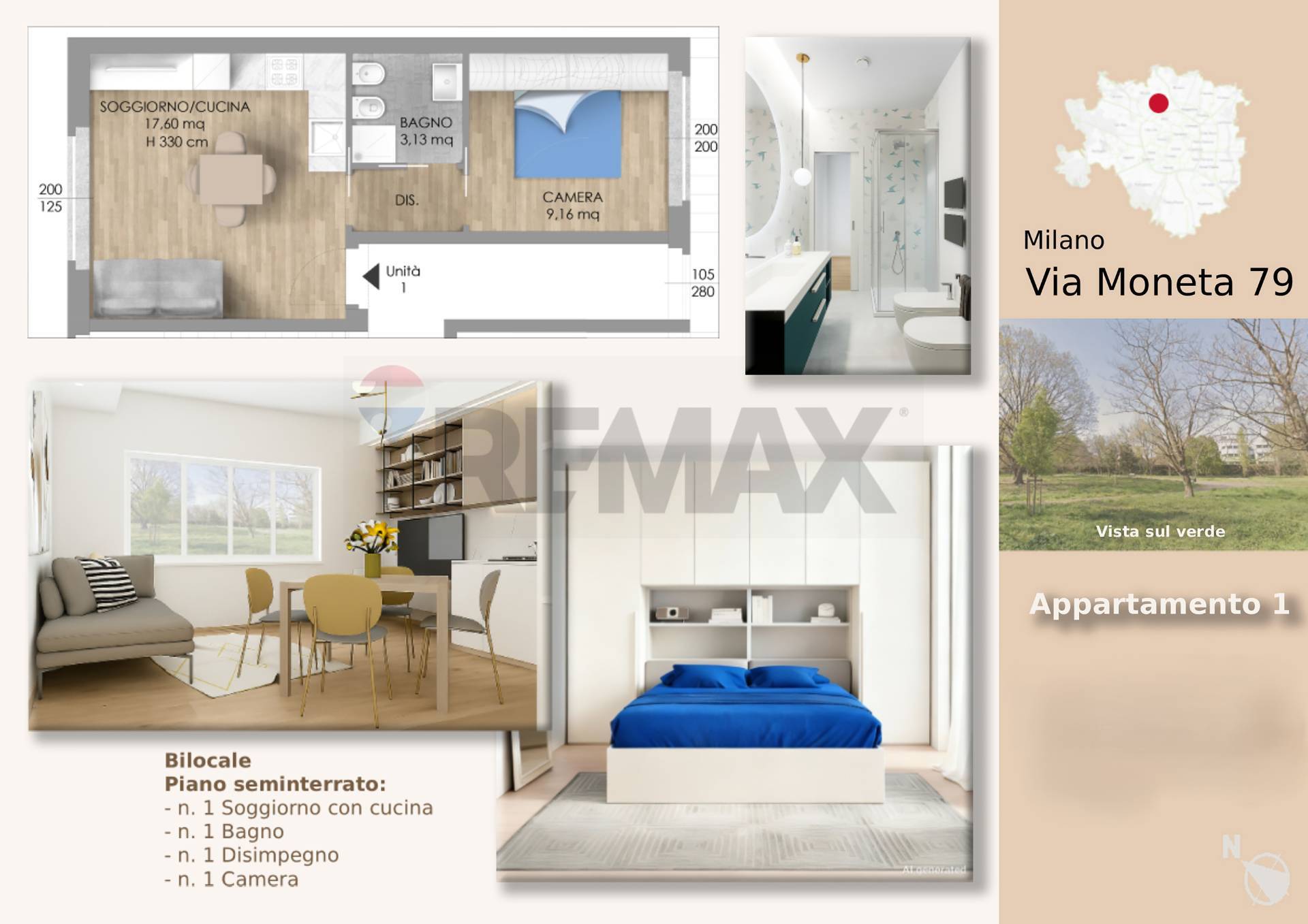 Appartamento in vendita a Milano, Affori