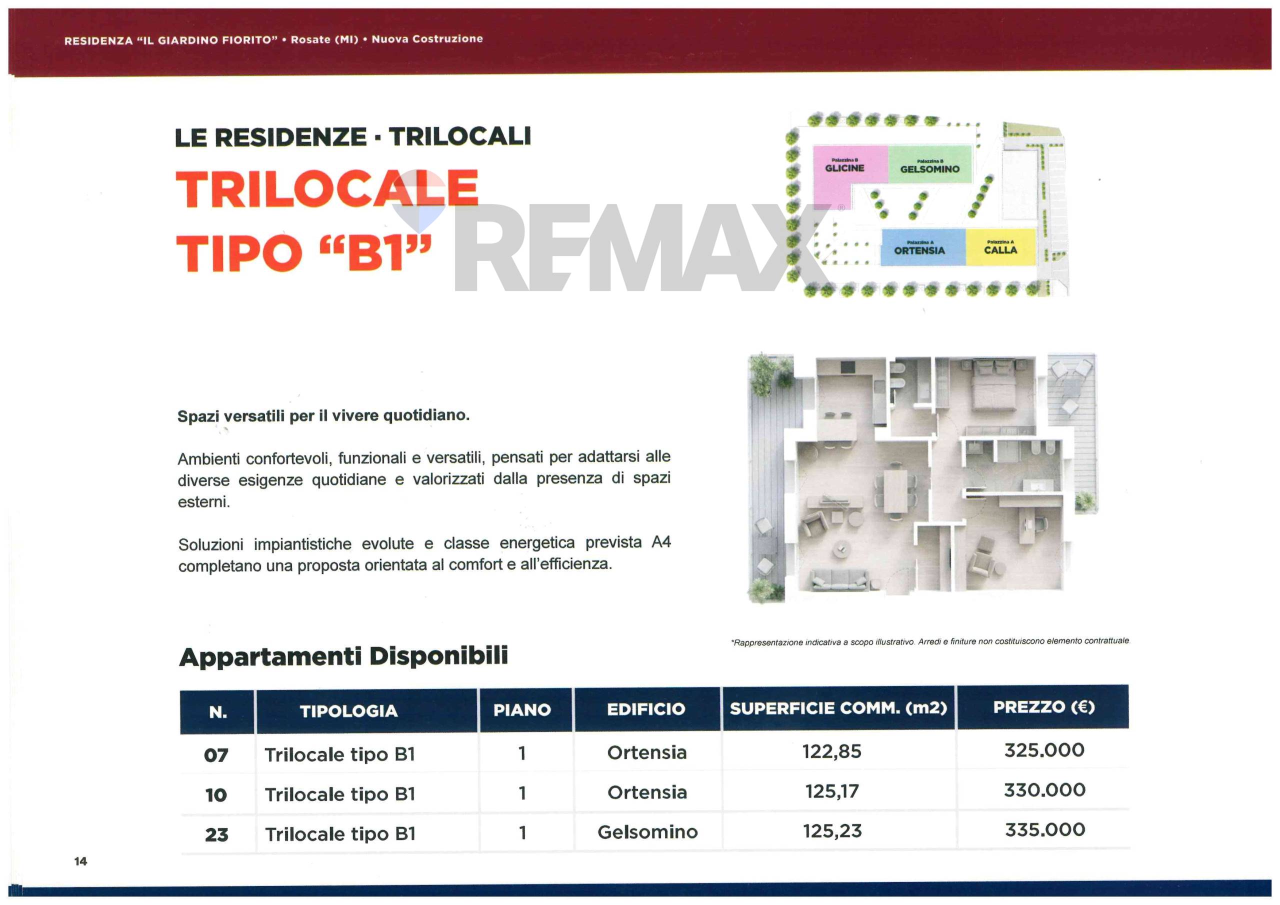 Appartamento in vendita a Rosate