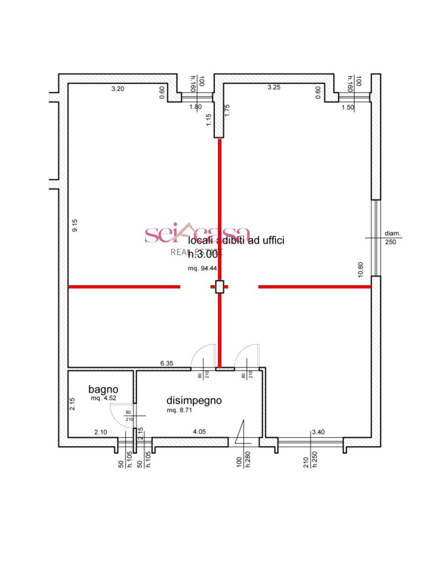 ufficio in vendita a Grosseto, Citt