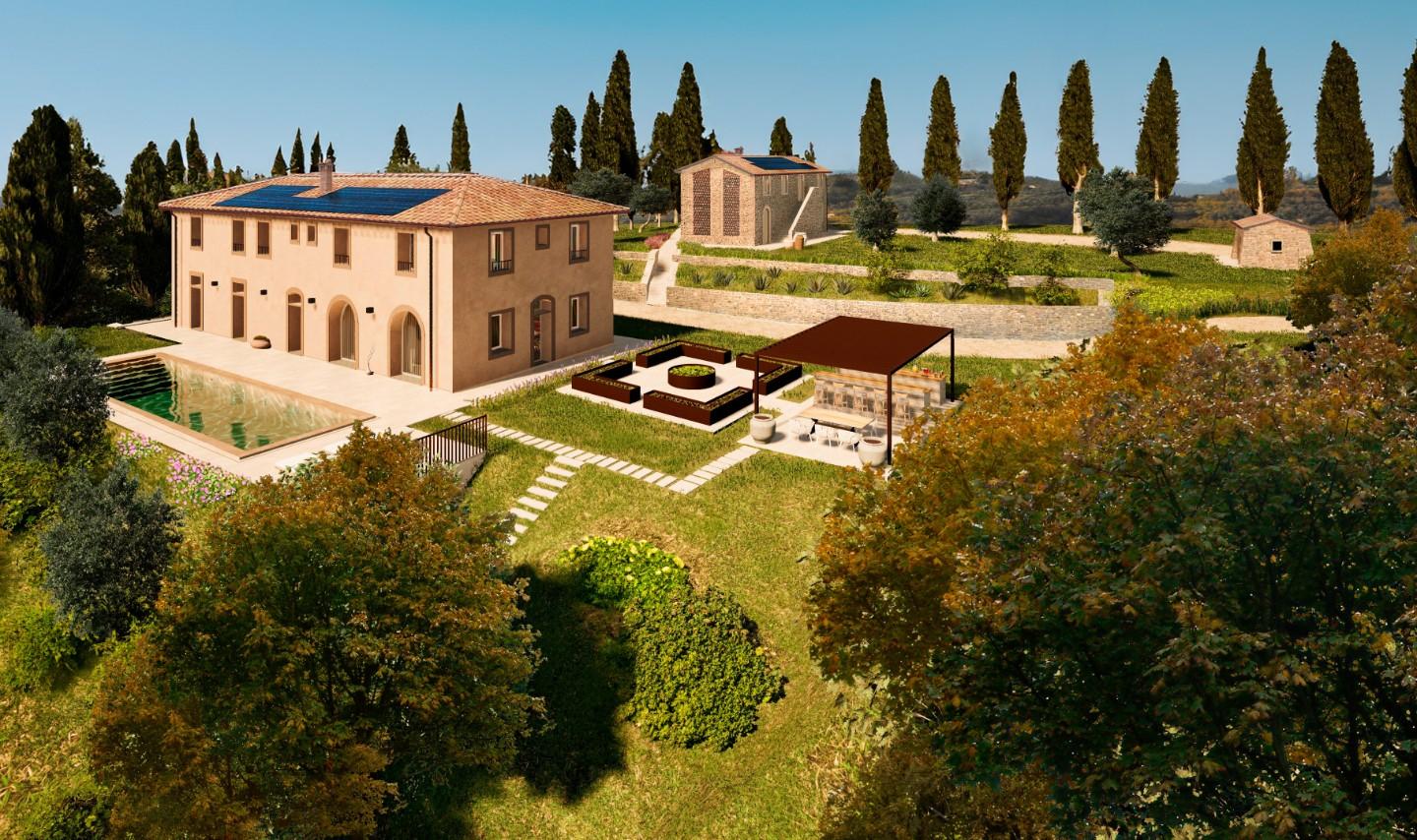 Rustico con giardino a Palaia