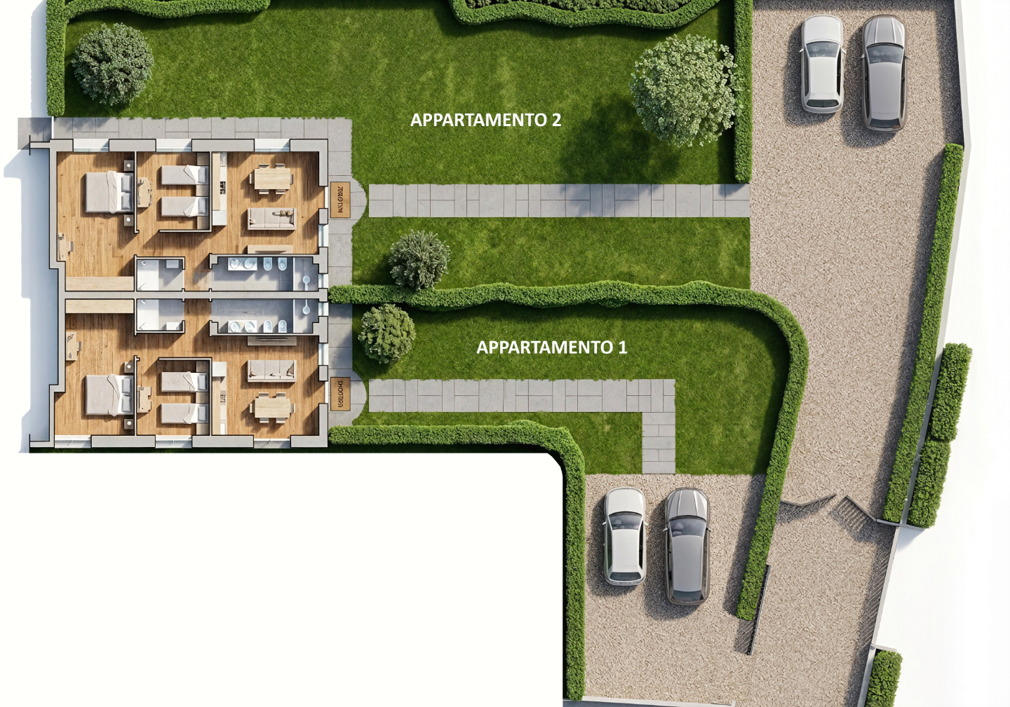 Quadrilocale con giardino, Palaia forcoli