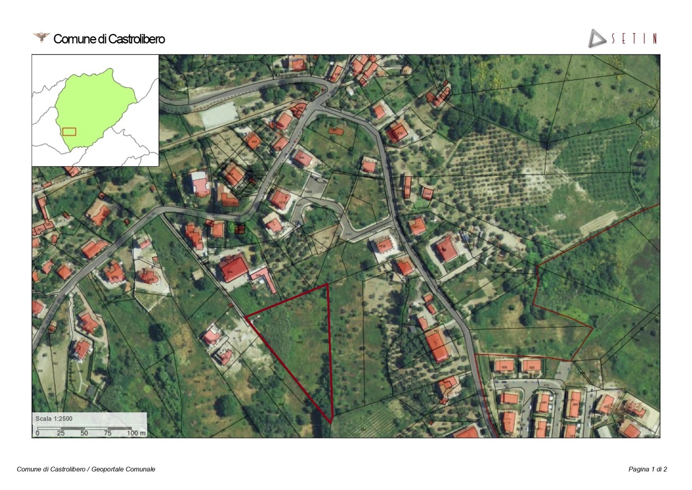 Terreno Agricolo in vendita a Castrolibero