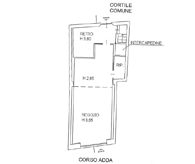 Negozio in affitto a Lodi