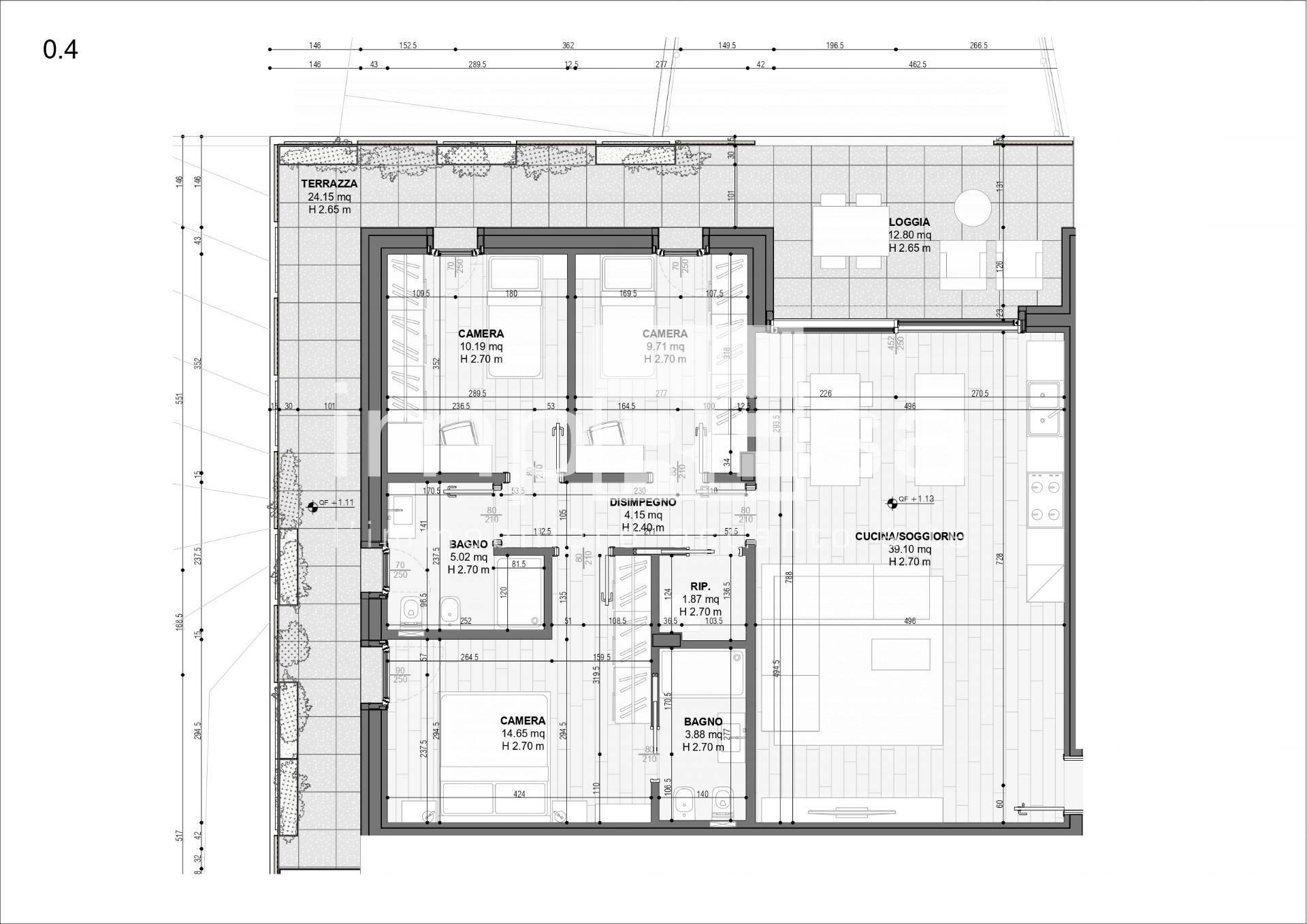 Appartamento in vendita a Treviso, S. Maria del Rovere