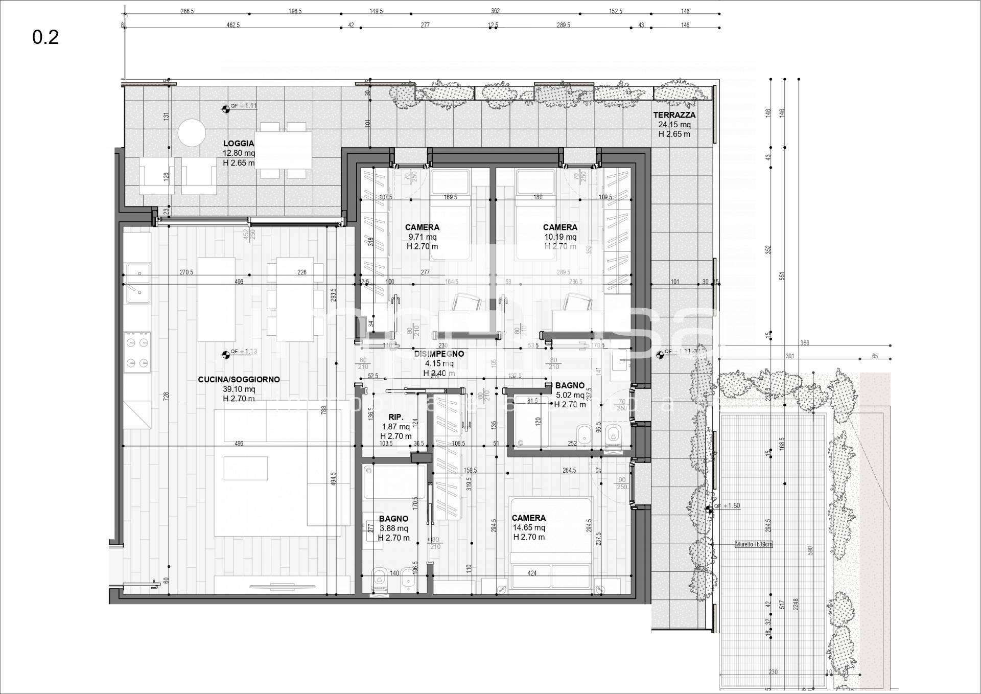 Appartamento in vendita a Treviso, S. Maria del Rovere