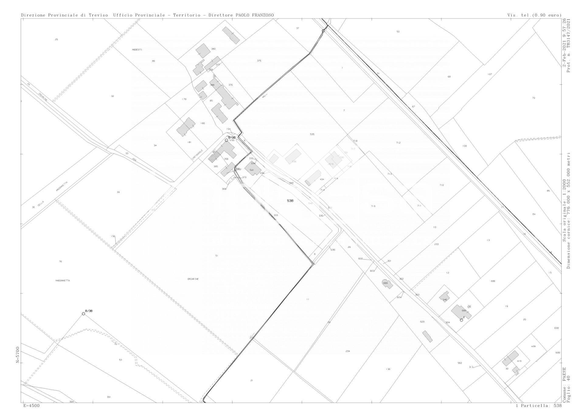 Terreno edificabile in vendita a Paese, Castagnole