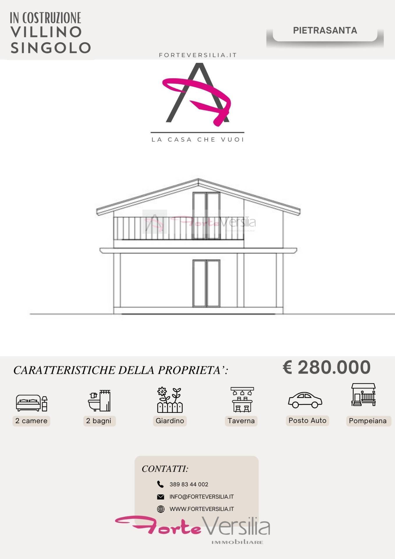 Casa indipendente nuova, Pietrasanta africa