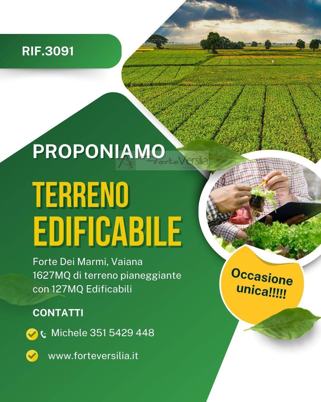 Terreno edificabile in vendita a Forte dei Marmi, Vaiana