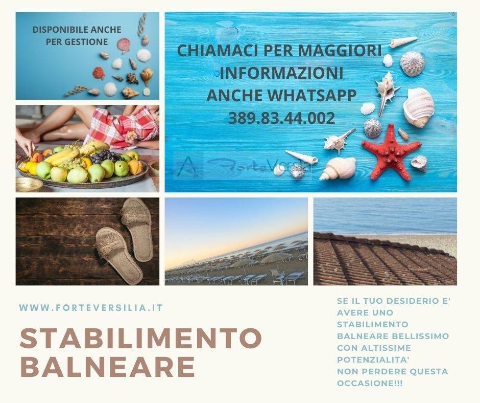 Stabilimento balneare in vendita a Massa, Ronchi