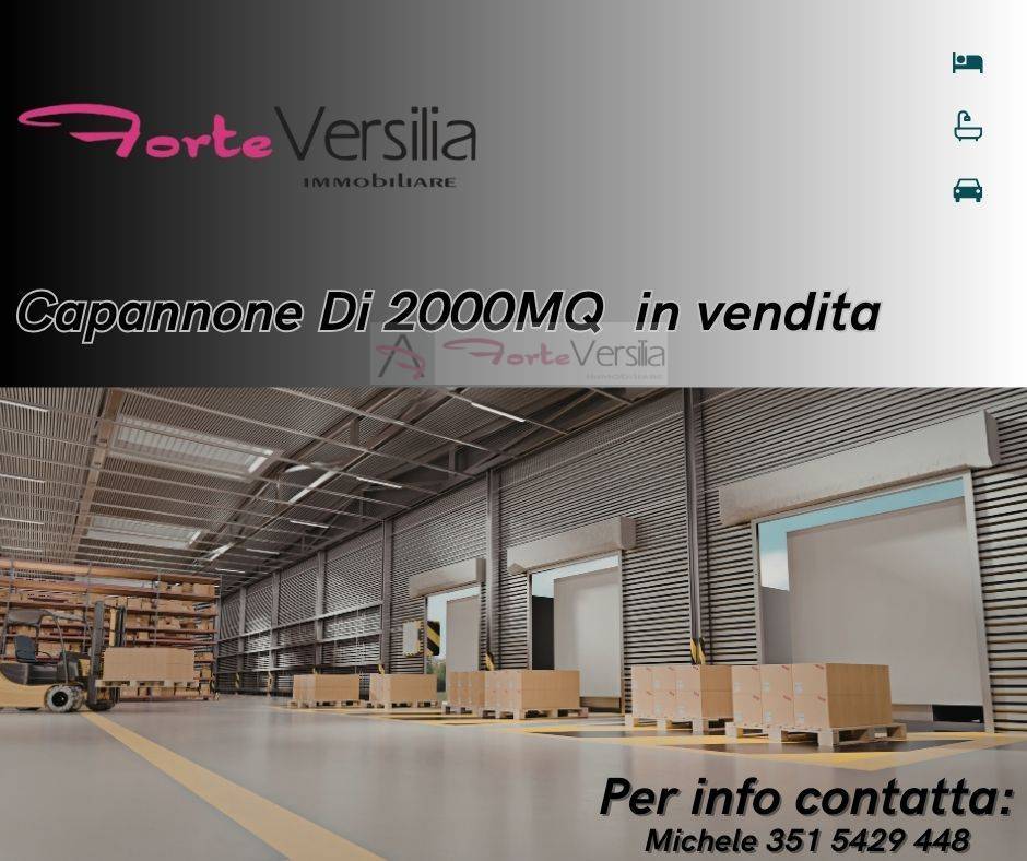 Capannone in vendita a Pietrasanta, Pontestrada