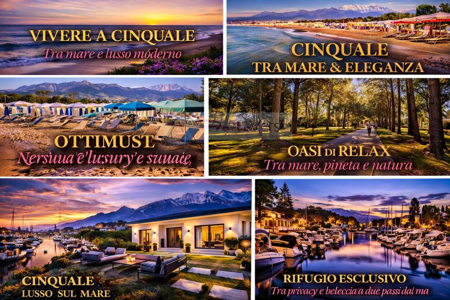 Villa in vendita a Montignoso, Cinquale