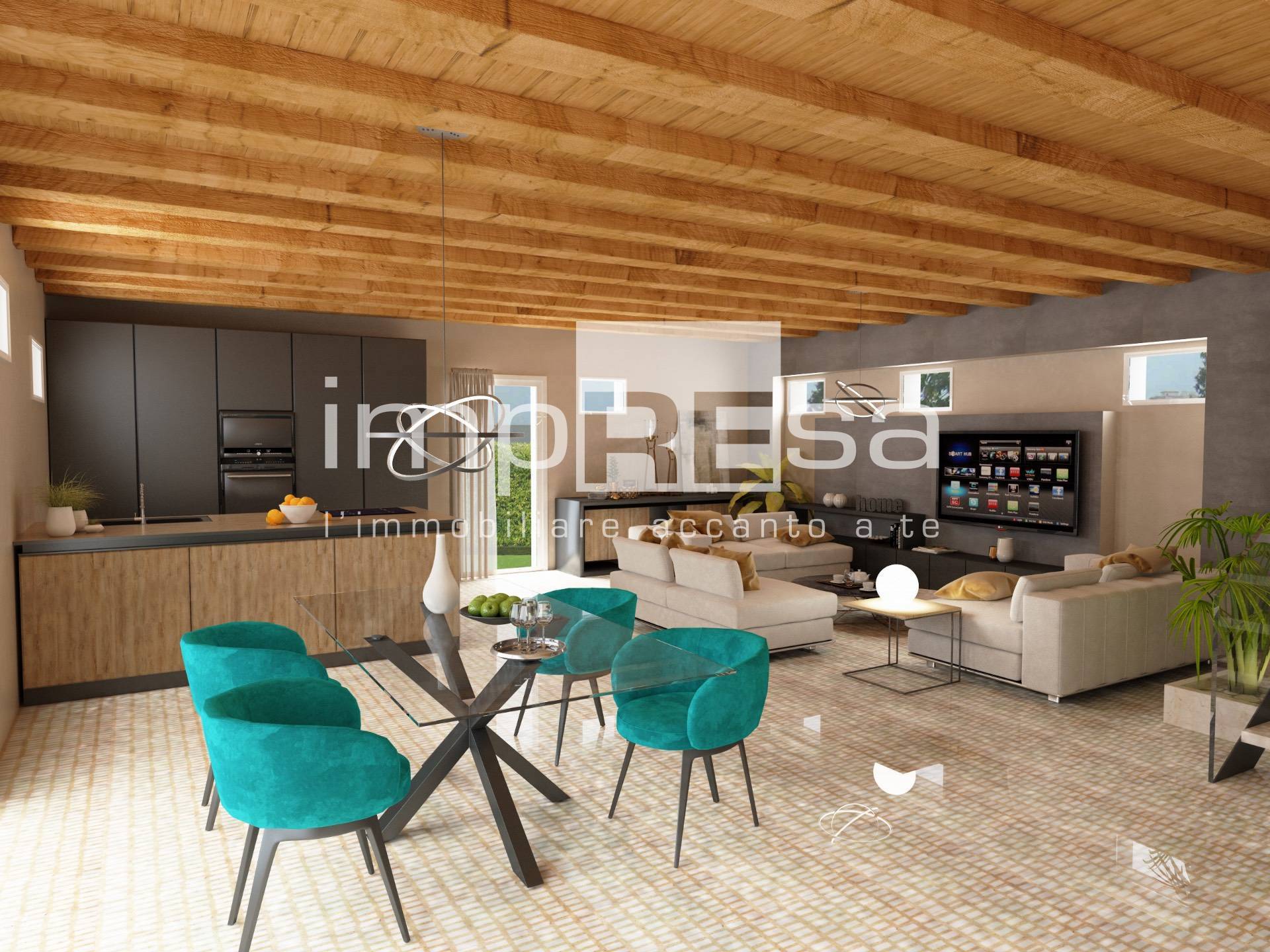 Abbinata/Bifamiliare in vendita a Ponzano Veneto, Ponzano