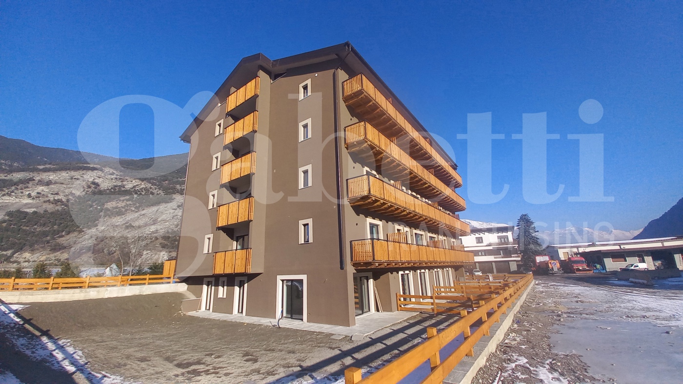 Bilocale con giardino a Oulx