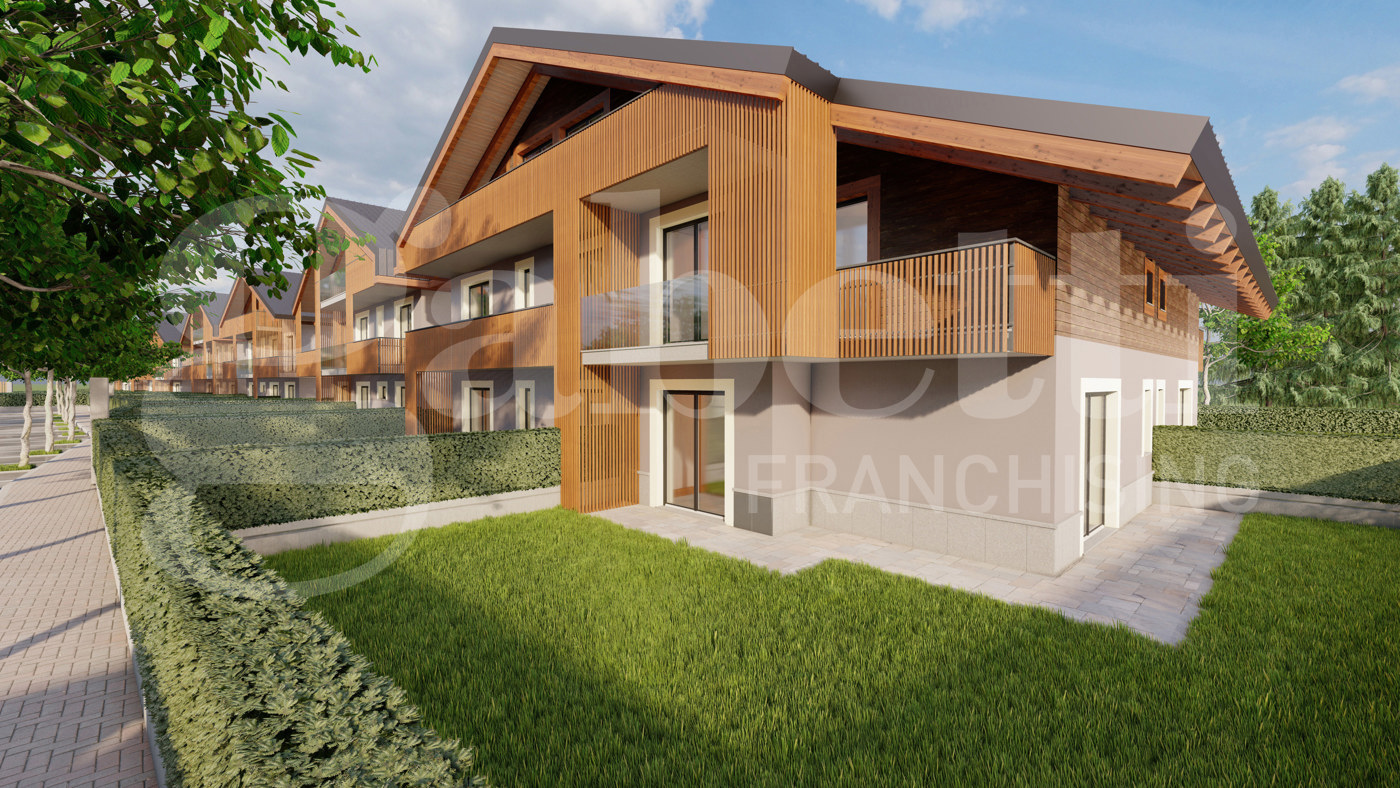 Bilocale con giardino a Oulx