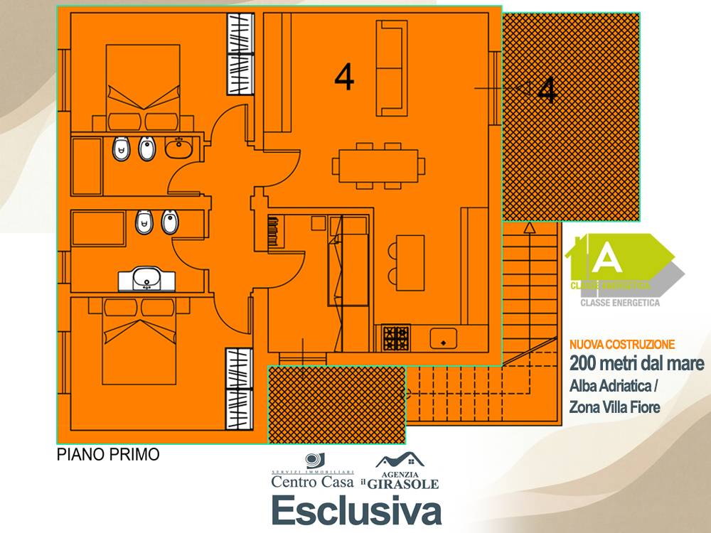 Appartamento in vendita a Alba Adriatica, Zona Mare