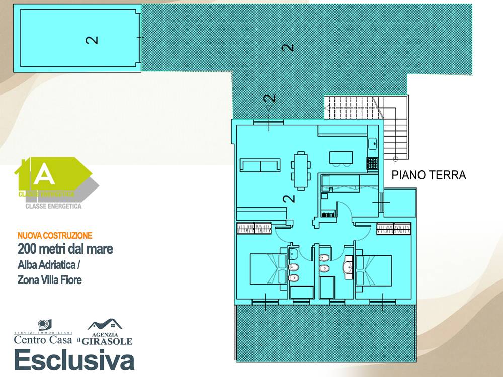 Appartamento in vendita a Alba Adriatica, Zona Mare