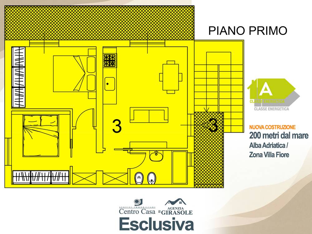 Appartamento in vendita a Alba Adriatica, Zona Mare