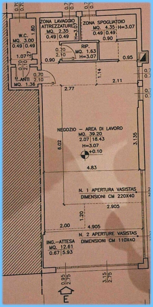 Negozio classe A4 a Venezia
