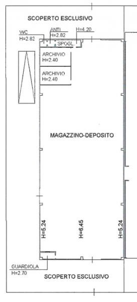 Capannone classe A4 a Santa Maria di Sala